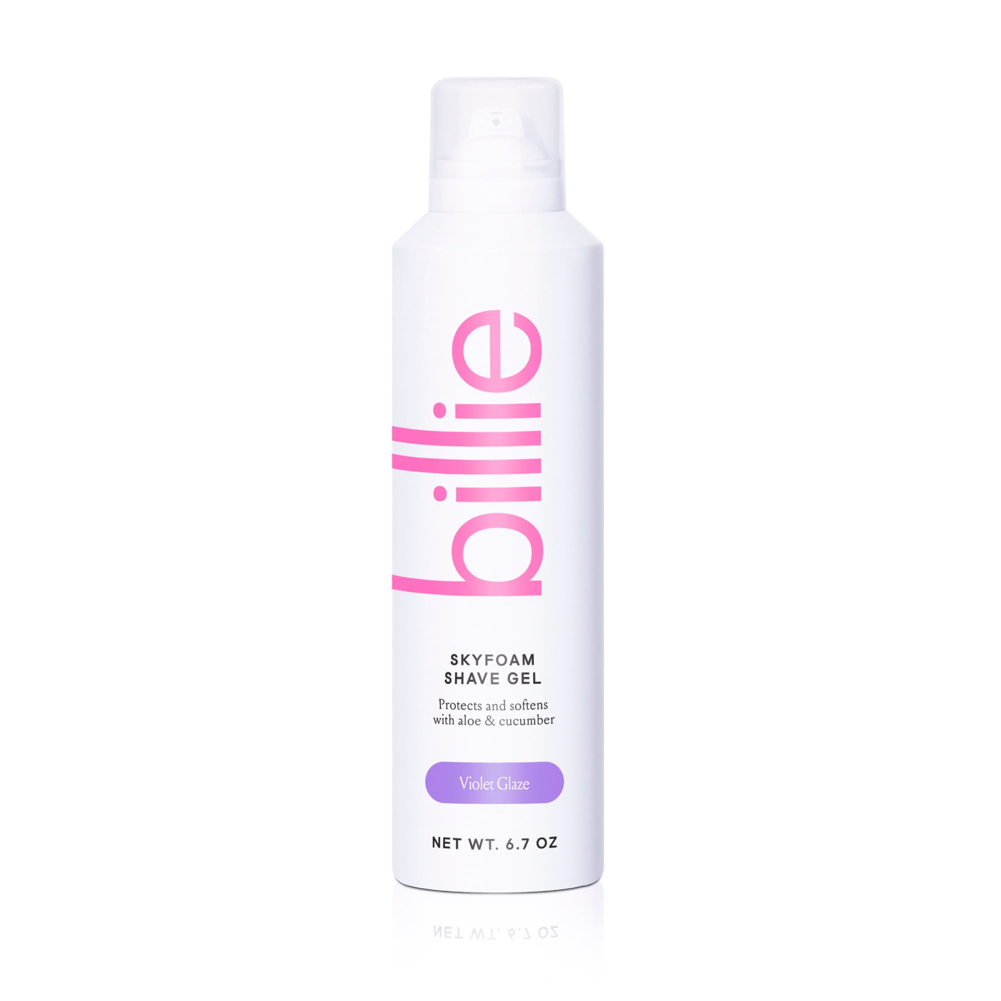 Billie SkyFoam Womens Shave Gel, Violet Glaze Scent, 6.7 fl oz