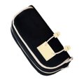 thumbnail image 2 of Estuche para lápices JAAS de gran capacidad doble capa portátil con cremallera negro, 2 of 5