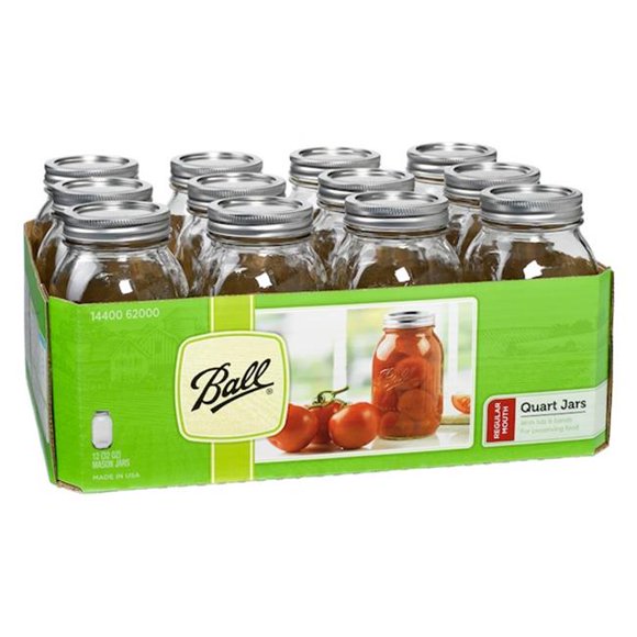 Ball BG10640 Ball Regular Mth Jar with Lid - 1x12 CT