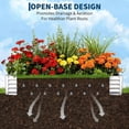 thumbnail image 3 of AKDSteel Galvanized Raised Garden Bed With Cover, 6x3x1 Ft Metal Planter Box Featuring Screen Windows And Large Greenhouse For Outdoor Growing Of Flowers, Vegetables, And Herbs, 3 of 7