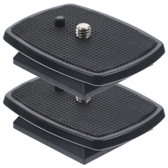 OUNONA 2 Pcs Release Plate Black Camera Rack