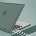 thumbnail image 3 of MOSISO Compatible with MacBook Air 13 inch Case 2022, 2021, 2020-2018 A2337 M1 A2179 A1932, Heavy Duty Shockproof Plastic Hard Case with Fold Kickstand&Keyboard Skin&Screen Film&Type C, 3 of 7