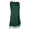thumbnail image 1 of Mujeres Casual Encaje Hem Sleeveless party beach samll Dres Verde, 1 of 8
