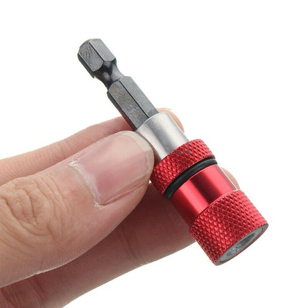Adjustable Screw Depth Bit Holder W/ Tip 1/4" Inch Hex Driver