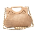 thumbnail image 3 of Bolso de hombro para mujer jinwen cruzado con correa extraíble Caqui 26 cm x 8 cm x 20 cm, 3 of 8
