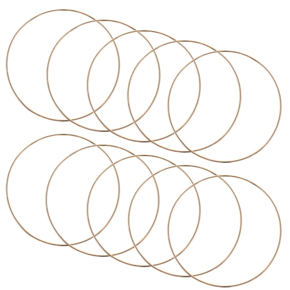 Arborister Dreamcatcher Rings 10Pcs Metal Rings for Crafts DIY Metal Floral Rings