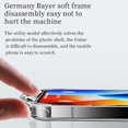 thumbnail image 3 of SULADA For iPhone 16 Plus Clear Case TPU +Tempered Glass Shockproof Phone Case - Transparent, 3 of 4