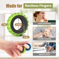 thumbnail image 4 of Paquete de 12 anillos giratorios con textura Fidget Rings KLT para adultos, 4 of 6