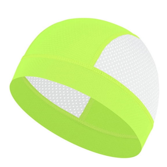 Clossjun Breathable Mesh Skull Cap for Men Women, Cooling Helmet Liner, Lightweight Quick-Dry Beanie Cycling Hard Hat