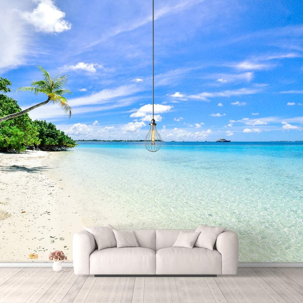 Wall26 Beach Peel & Stick Wallpaper, 100x144 inches - Walmart.com
