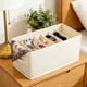 thumbnail image 4 of Organizador de cajones para jeans, caja de almacenamiento de armario de 7 compartimentos, caja de almacenamiento de ropa lavable, adecuada para ropa doblada, jeans, pantalones, leggings y camisetas, c, 4 of 9