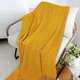 thumbnail image 3 of Knitted Throw Blanket Fringe Blush Yellow 50x60 | Decorative Tassel Boho Farmhouse Decor Couch Bed Sofa Fall Outdoor | Woven Modern Textured Afghan So, 3 of 5