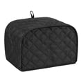 thumbnail image 2 of Deago Polyester Quilted Toaster Cover 2 Slice Kitchen Small Appliance Dust-proof Cover (Black), 2 of 9