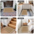 thumbnail image 6 of Pure Khaki Door Mat&nbsp;Indoor Outdoor Entrance, Non Slip Rug for Kitchen Bathroom Entryway Rug, Simple Solid Color Washable Doormat Floor Mat for Office Home Decor 20x31.5 Inch, 6 of 8