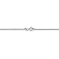 thumbnail image 4 of 14k White Gold 20 Inch 1.05mm Spiga Chain Necklace Pendant Charm Wheat, 4 of 9
