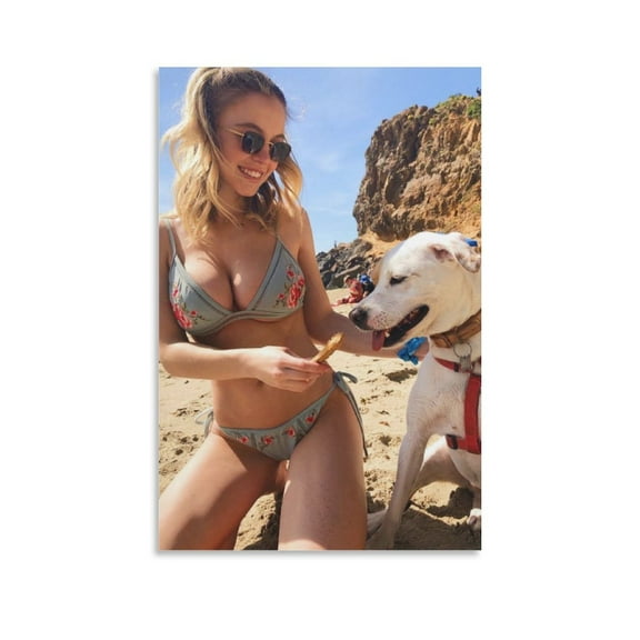 Sydney Sweeney Hot Girl Sexy Poster (86) Posters Wall Art Painting Canvas Gift Living Room Prints Bedroom Decor Poster Artworks 12x18inch(30x45cm)