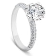 thumbnail image 3 of Pompeii 2 Ct Diamond Engagement Ring Pave 14k White Gold (G/H,SI1-SI2), 3 of 4
