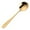 Gold, variant on Bouillon Spoon Round Soup Spoons, Stainless Steel Finished Table Dinner Spoons for Home Kitchen Party (Black)