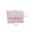 thumbnail image 4 of Cartera Corta De Cuero Pu Con Hoja / Hebilla Para Mujer, 4 of 4