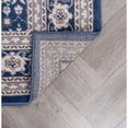 thumbnail image 6 of Madison Traditional 4' x 5' Navy Polypropylene Indoor Area Rug, 6 of 7