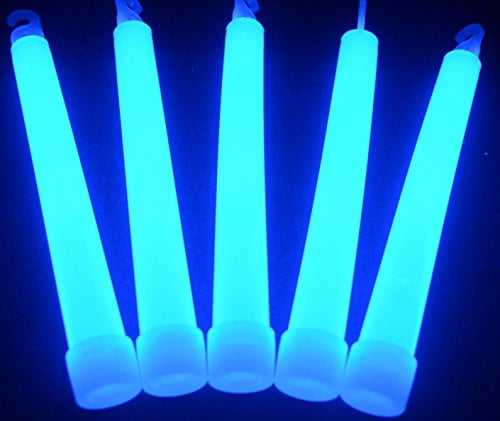 blue glow sticks