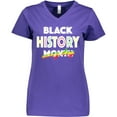 thumbnail image 3 of Inktastic Black History Month Every Day Women's V-Neck T-Shirt, 3 of 5