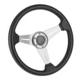 thumbnail image 1 of 350mm/14inch Racing Car Drifting Steering Wheel Replacement, Universal Racing Game Steering Wheel with Pu Leather, 1 of 7