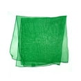 thumbnail image 3 of NYFASHION101 Women's Versatile Solid Sheer Chiffon Neckerchief Scarf - Green, 3 of 3