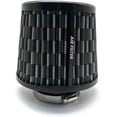 thumbnail image 1 of 76mm 3 inch High Flow Round Tapered Cone Air Intake Top Filter Design Air Intake Cone Filter 163mm tall Carbon fiber pattern, 1 of 8