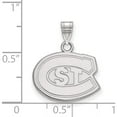 thumbnail image 2 of Sterling Silver Rh-Plated Logoart St. Cloud State Small Pendant (19 X 17) Made In United States ss001stc, 2 of 5
