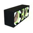thumbnail image 6 of Two 8-in Woofers plus Two Tweeters Green Empty Chuchera Speaker Enclosure, 6 of 8