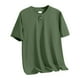 thumbnail image 4 of pstuiky Camisas de manga corta para hombre, Camiseta informal de verano para hombre, color liso, cuello redondo, botones camisas casuales para hombre xxxl, 4 of 9