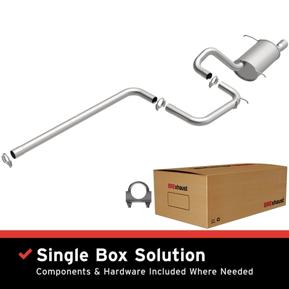 BRExhaust OE Replacement Exhaust System Kit 106-0232: Compatible with 2001-2010 Chrysler PT Cruiser 2.4L