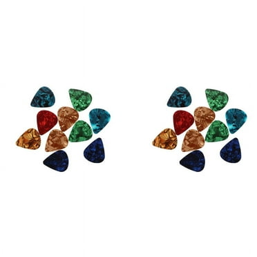 20 Pcs Stylish Colorful Celluloid Guitar Pick 0.71mm