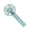 Blue, variant on USB Charging 3 Wind Modes Cooling Fan with Stable Triangle Stand Portable Miniature Desk Fan For Offices