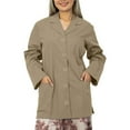 thumbnail image 4 of Panda Uniform by HeedFit Women's 32" Medical Lab Coat, Snap Front, Notched Lapel, 4XL, Khaki, 4 of 6