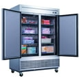thumbnail image 2 of D55F 2-Door Commercial Freezer in Stainless Steel, 2 of 6