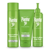 Plantur 39 Phyto Caffeine Women's Made For You 3 Step System Shampoo, Conditioner, Tonic for Fine, Thinning Natural Hair Growth
