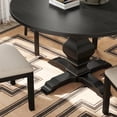 thumbnail image 6 of Roundhill Furniture Havre Dining Set, Pedestal Round Table with 4 Chairs, 6 of 14