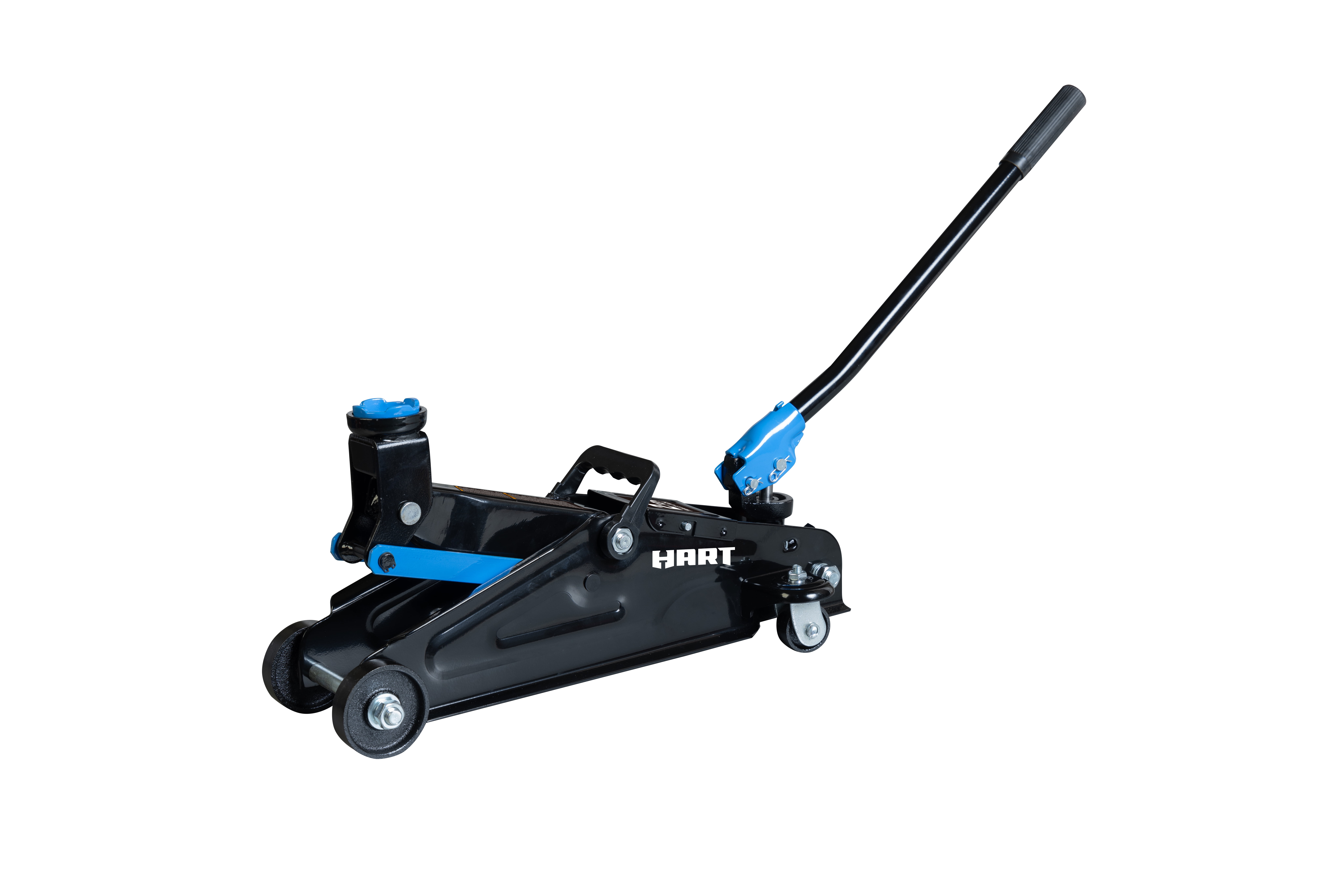 Hart T820050R Lifting Trolley Jack with 360 Degree Swivel Handle, 2 Ton Black