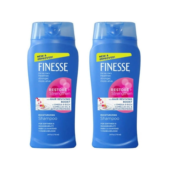 Finesse Restore & Strengthen Moisturizing Shampoo, 24 oz. - Pack of 2