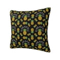 thumbnail image 2 of Wukai Pineapple Premium Polyester Fleece Pillow Covers with Hidden Zipper Closure,Luxuriously Soft and Durable-16"x16", 2 of 7