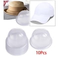 thumbnail image 1 of 10x Présentoir de Chapeaux de Table Support Intérieur Forme Dôme Inserts Clairs Chapeaux, 1 of 8