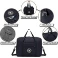 thumbnail image 5 of 2x Travel Bag 45x36x20 Foldable Gym Shoulder Bag Sports Bag Hand Travel Suitcase 40l, 5 of 5