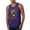 Purple, variant on My Favorite Breed is The One In Need | Colorful Labrador Dog | Dean Russo Art Animal Lover Mens Sleeveless Top, Purple, 3XL