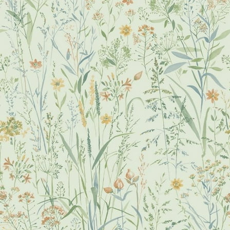 Grandeco Floral Vinyl Textured Wallpaper