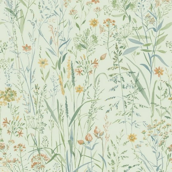 Grandeco Floral Vinyl Textured Wallpaper