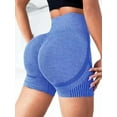 thumbnail image 2 of Women Yoga Shorts High Waist Workout Shorts Fitness Yoga Lift Butt Fitness Ladies Yoga Gym Running Short Pants Sportswear, 2 of 10