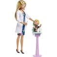 thumbnail image 3 of Muñeca dentista Barbie, rubia y set de juego con la rubia Pa, 3 of 5