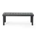 thumbnail image 5 of Acacia Wood Outdoor Loveseat and Coffee Table Set with Cushions, Dark Gray, 5 of 9